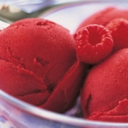 hallonsorbet