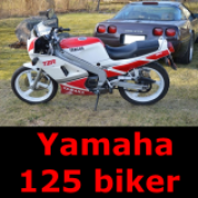 Yamaha 125 biker
